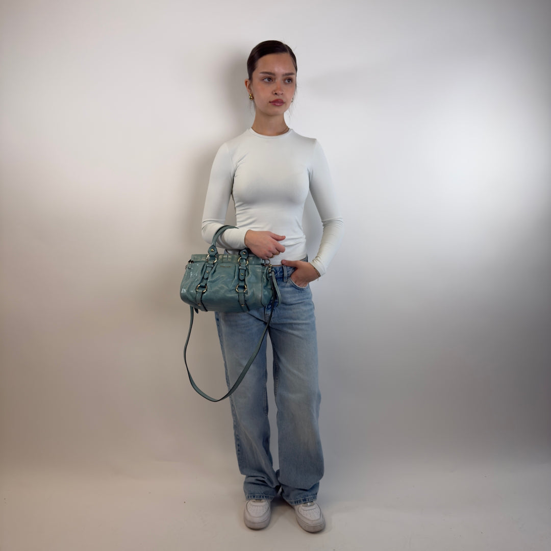 Miu Miu handbag Vitello Lux small blue